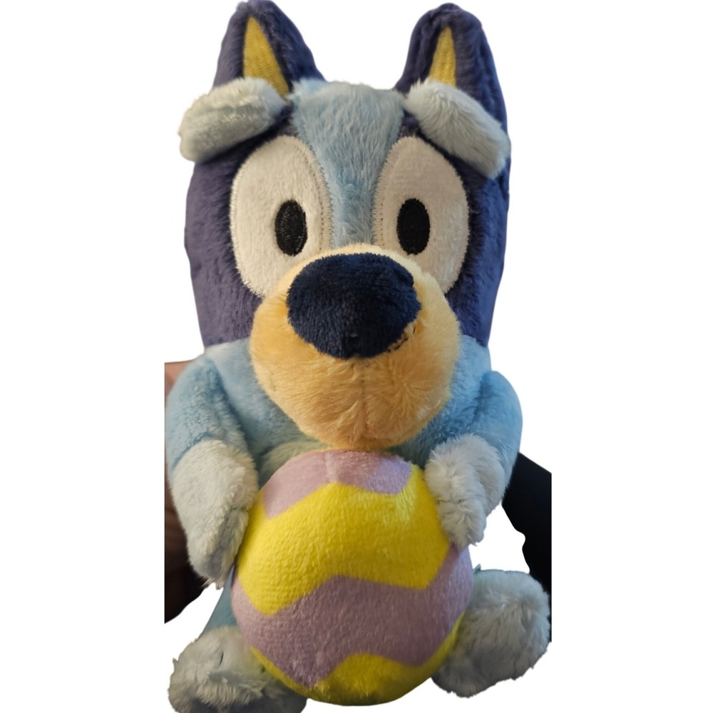 Bluey Plush Easter‎ Egg Stuffed Animal Toy Ludo Studio 2018 Blue Dog 8 Inch